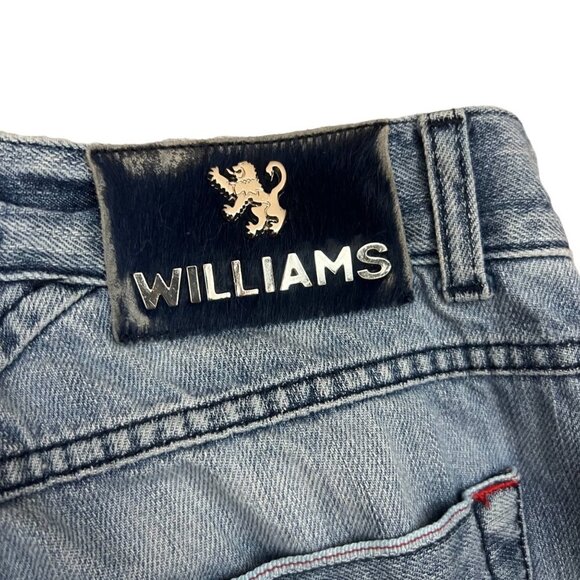 Williams Wilson Italy Women's Baggy Tapered Straight Leg Jeans‎ 26 X 33 - Picture 5 of 9